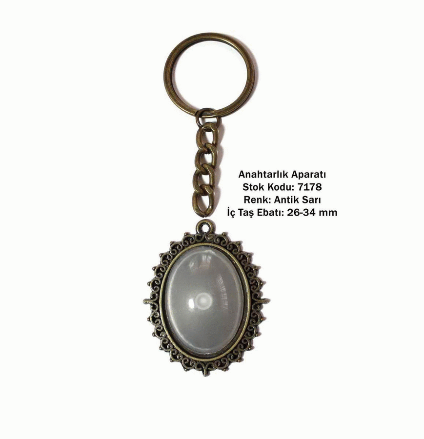 Anahtarlık Aparatı 7178 Antik Sarı