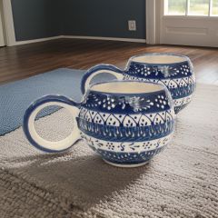 İlbay  Ece Seramik Kupa Bardak Mug 2'li Aile Deseni