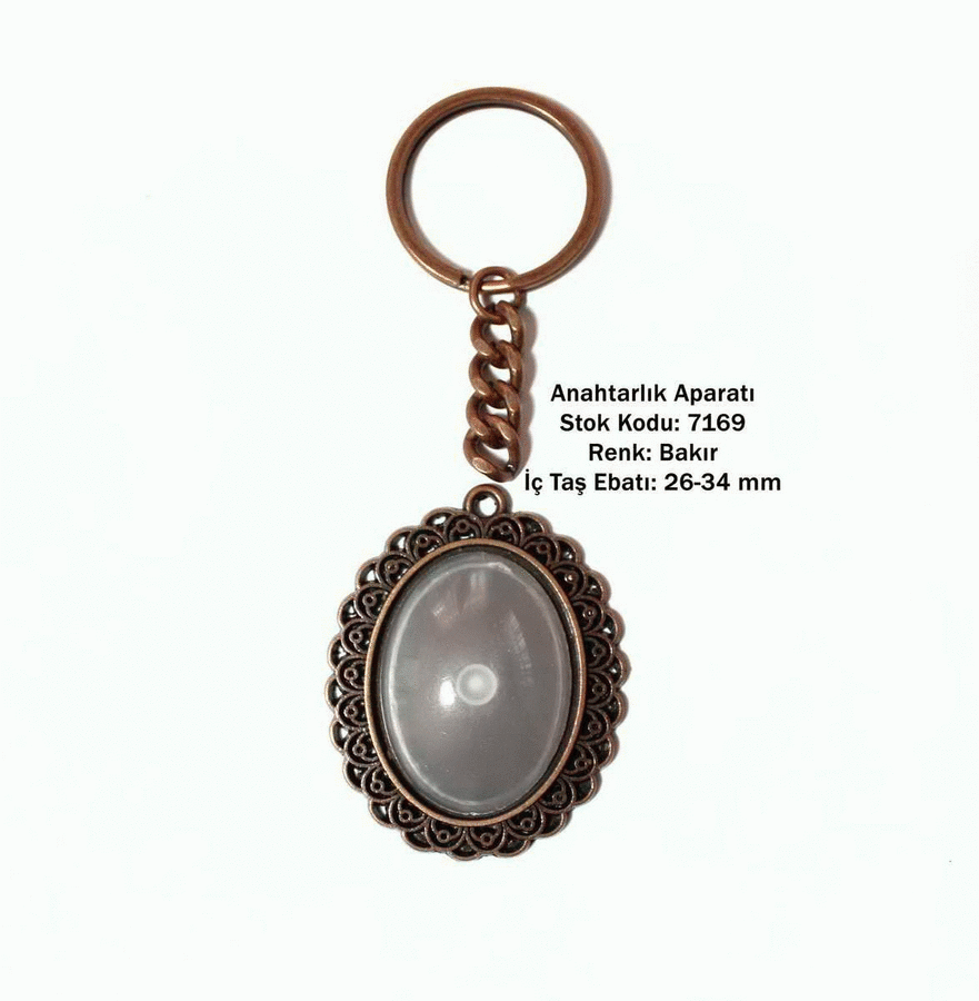 Anahtarlık Aparatı 7169 Bakır Kaplama