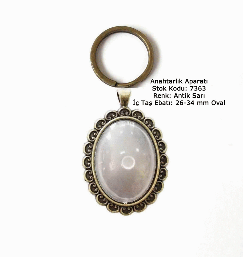 Anahtarlık Aparatı 7363 Antik Sarı