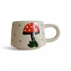 Mantar Desenli klasik Mantar Kupa