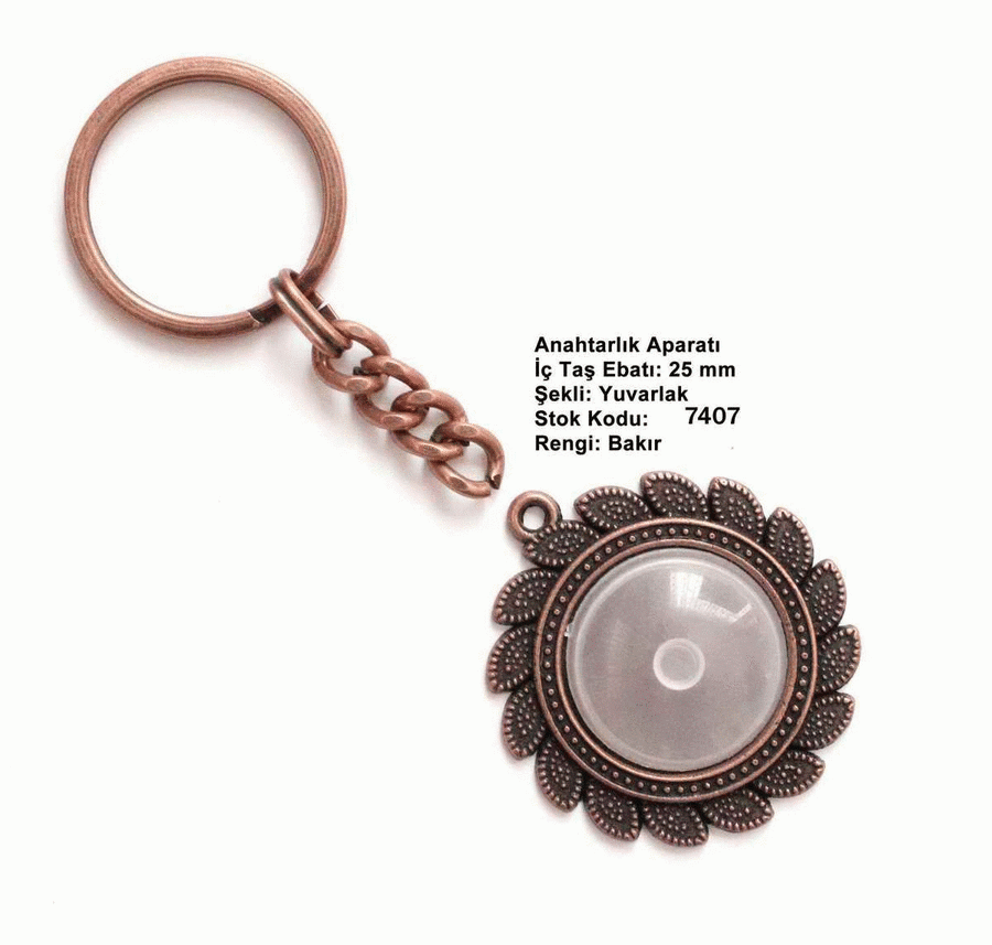 Anahtarlık Aparatı 7407 Bakır Kaplama