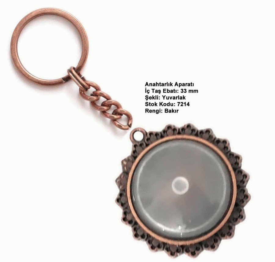 Anahtarlık Aparatı 7214 Bakır Kaplama