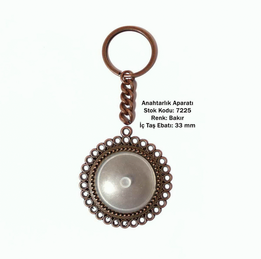 Anahtarlık Aparatı 7225 Bakır Kaplama