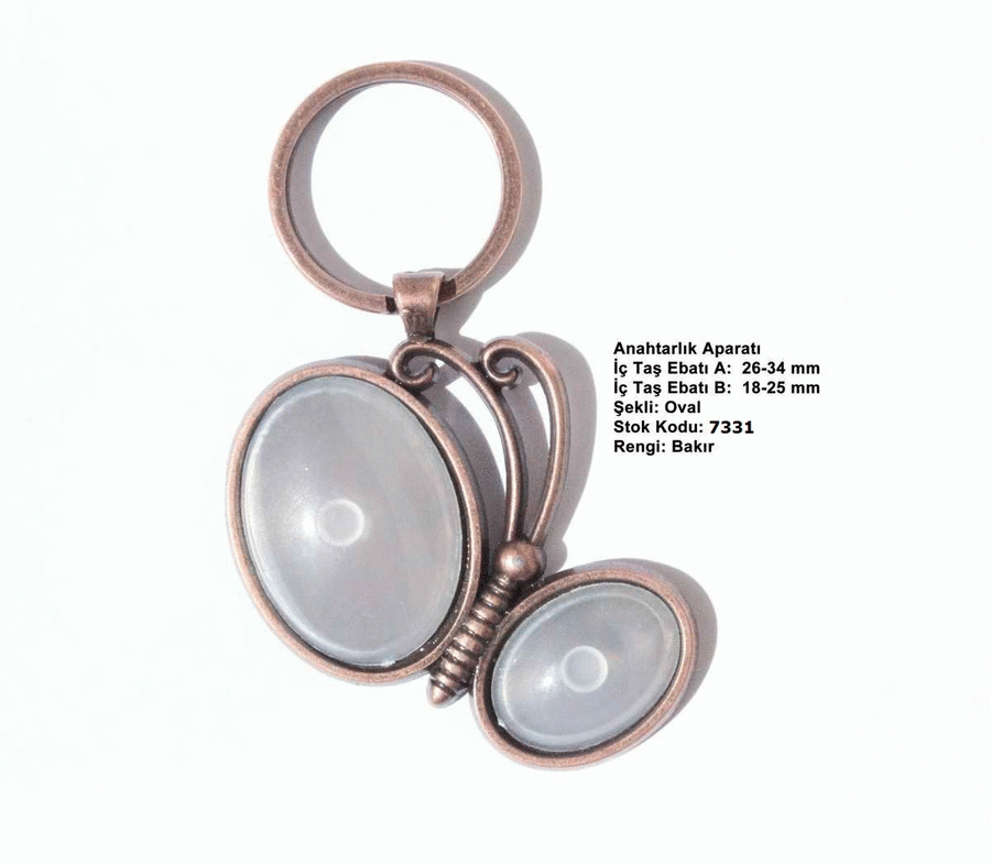 Anahtarlık Aparatı 7331 Bakır Kaplama