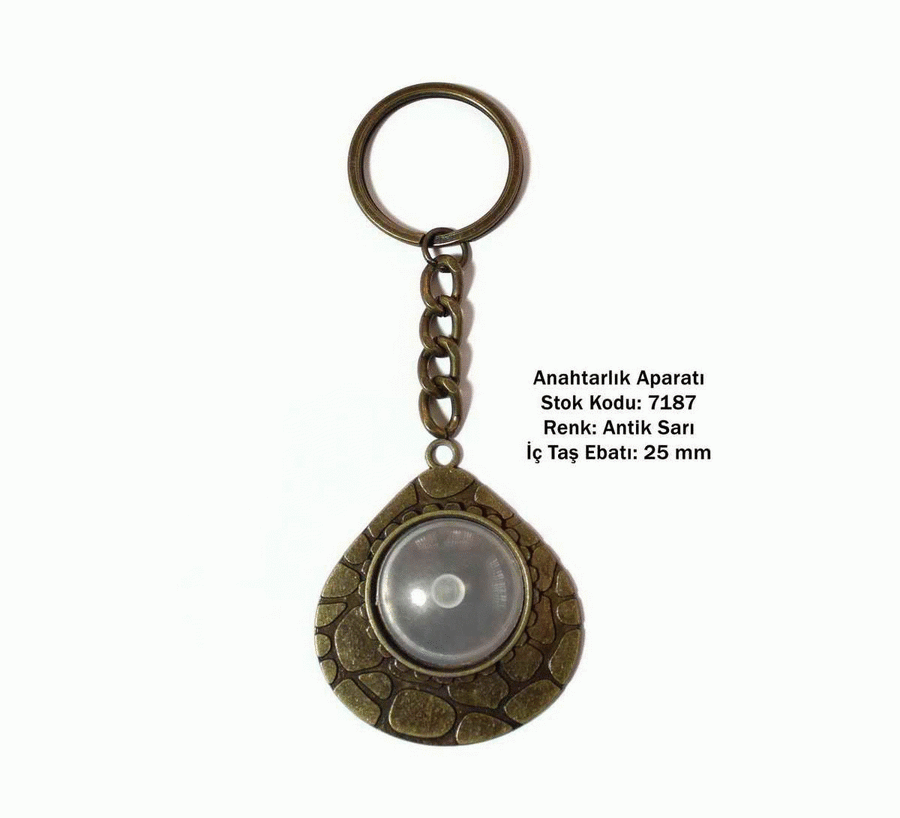 Anahtarlık Aparatı 7187 Antik Sarı