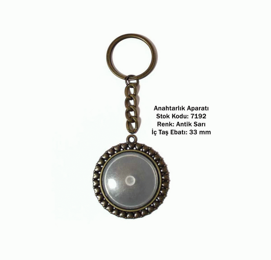 Anahtarlık Aparatı 7192 Antik Sarı