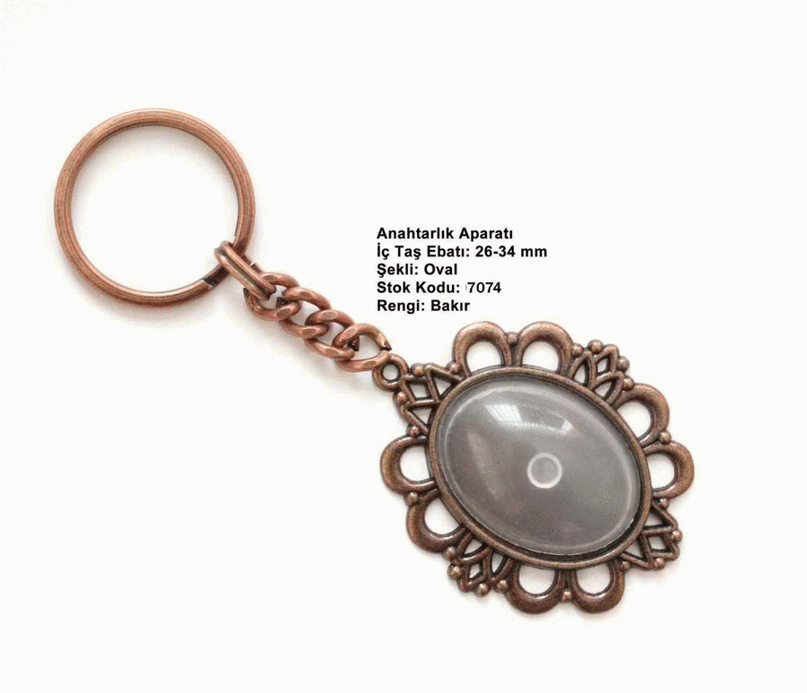 Anahtarlık Aparatı 7074 Bakır Kaplama