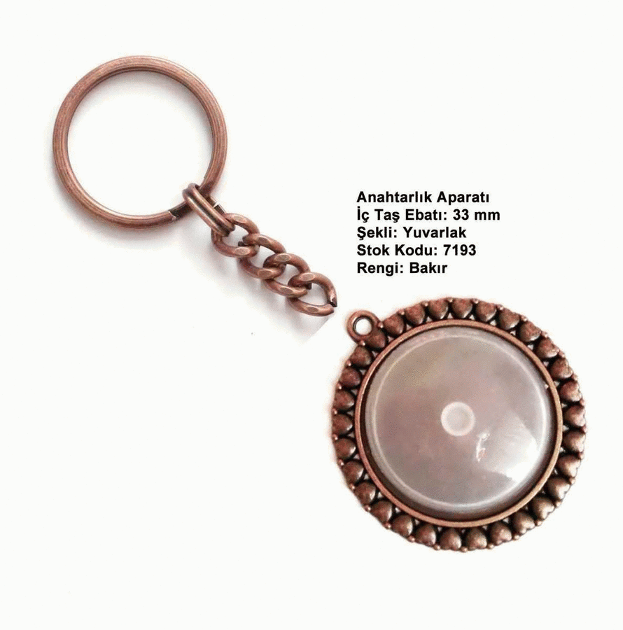 Anahtarlık Aparatı 7193 Bakır Kaplama