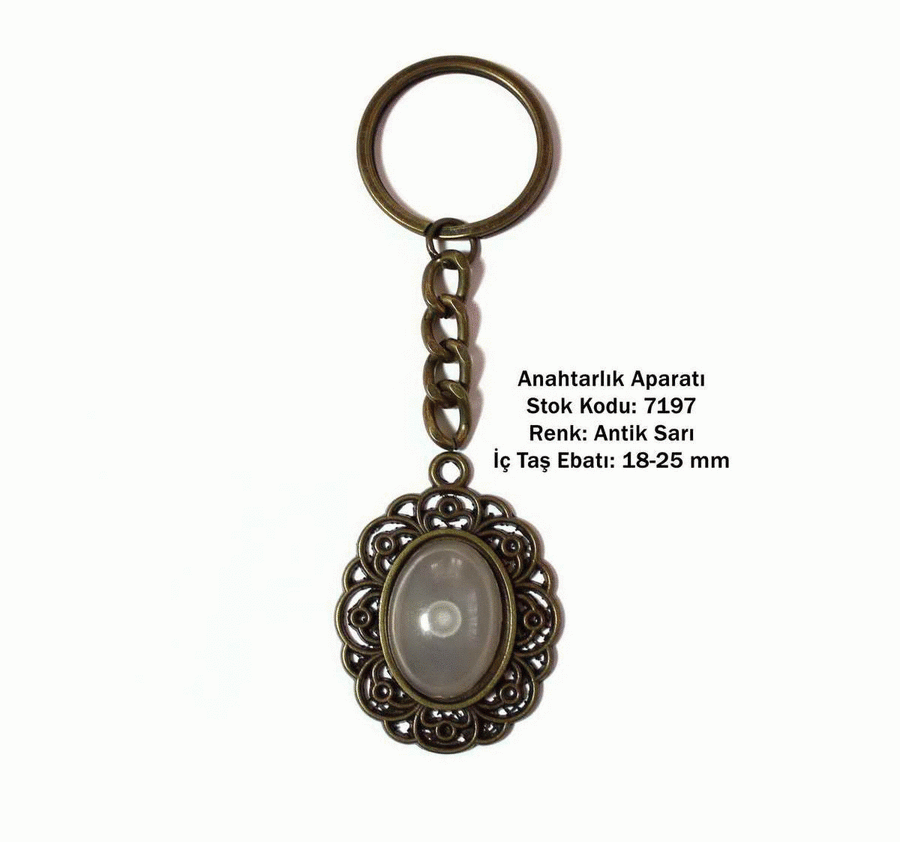 Anahtarlık Aparatı 7197 Antik Sarı