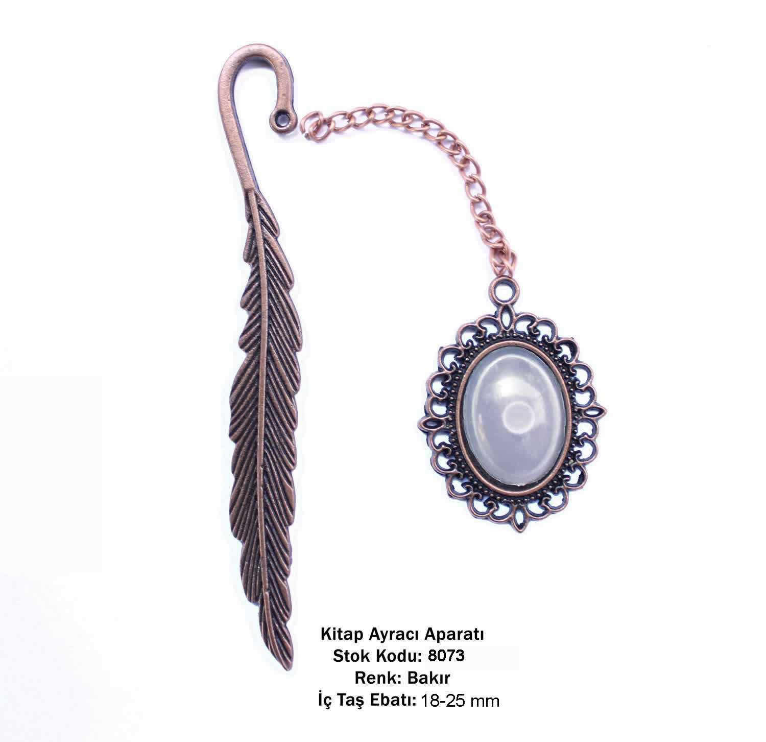 Kitap Ayracı Aparatı 8073 Bakır Kaplama