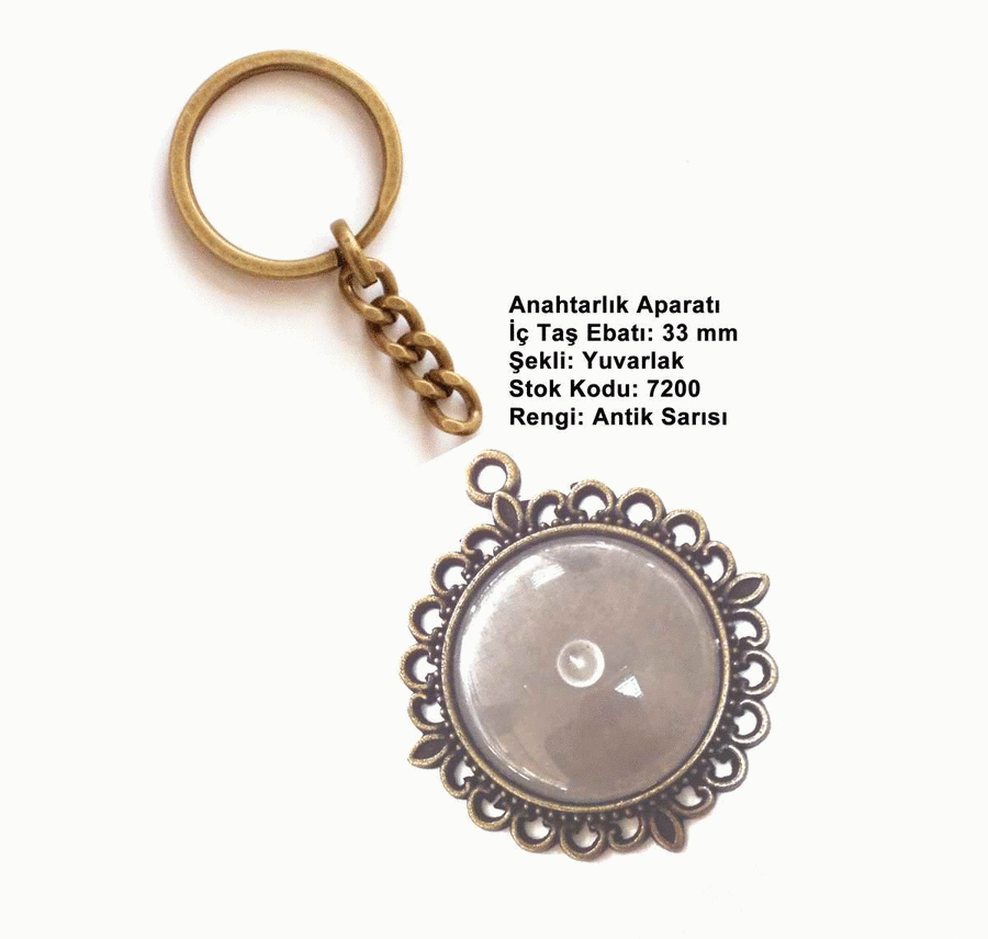 Anahtarlık Aparatı 7200 Antik Sarı