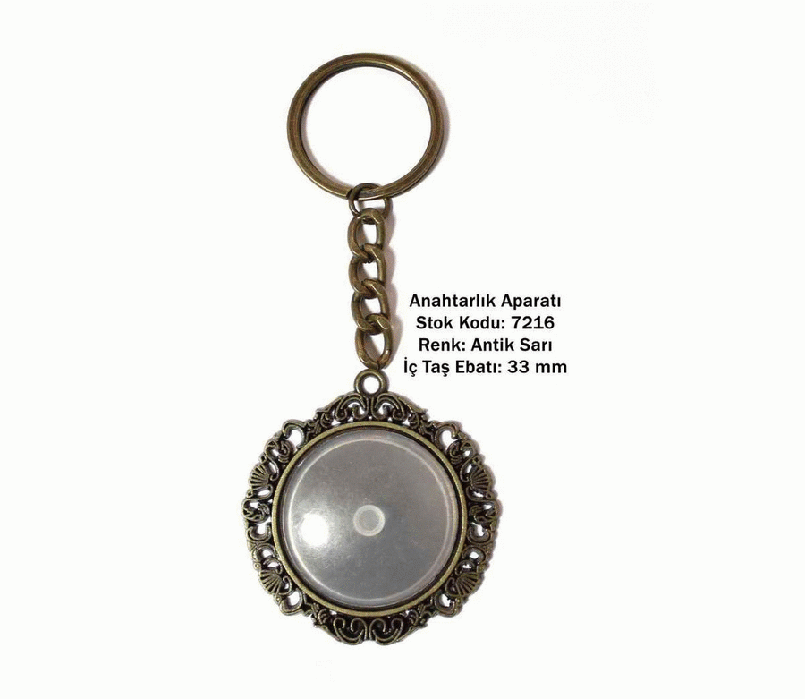 Anahtarlık Aparatı 7216 Antik Sarı