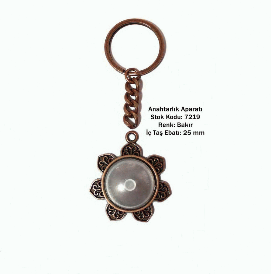 Anahtarlık Aparatı 7219 Bakır Kaplama