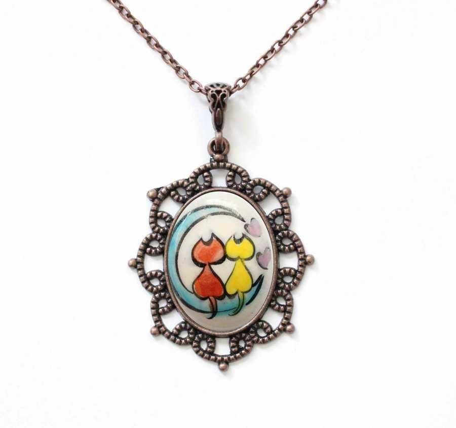 İlbay Çini Seramik Kolye 282DS080