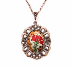 İlbay Çini Seramik Kolye 081DS059