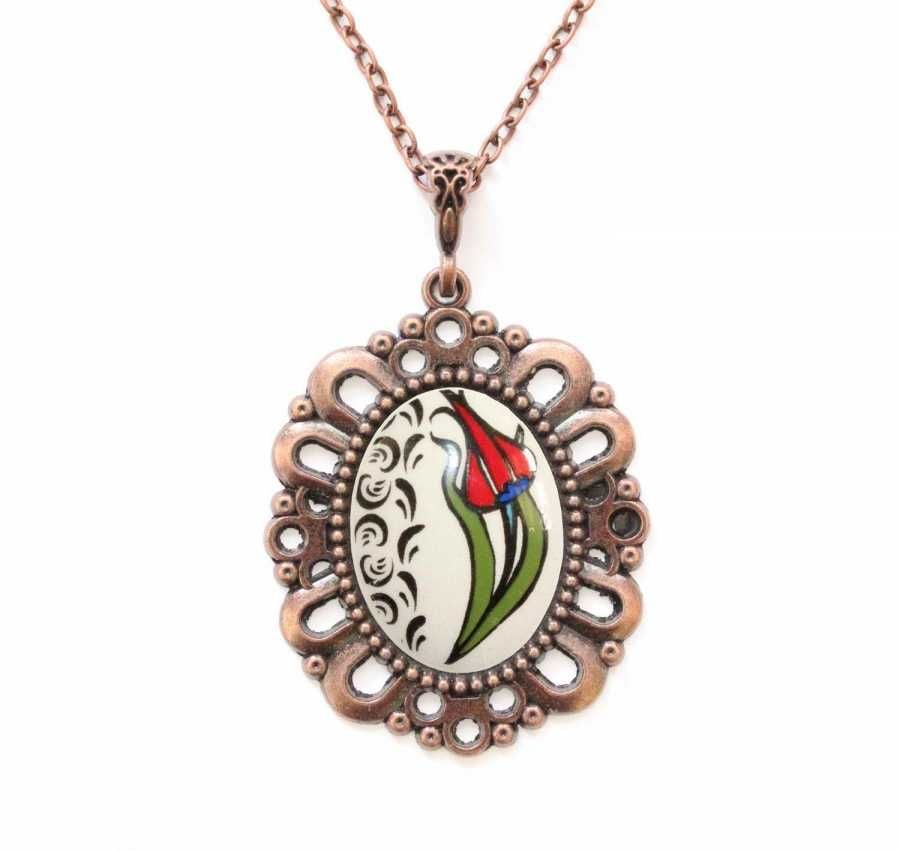 İlbay Çini Seramik Kolye 081DS007