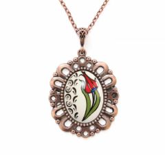 İlbay Çini Seramik Kolye 081DS007