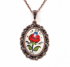 İlbay Çini Seramik Kolye 081DS007