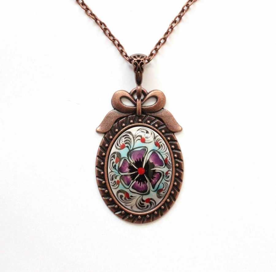 İlbay Çini Seramik Kolye 433DS055