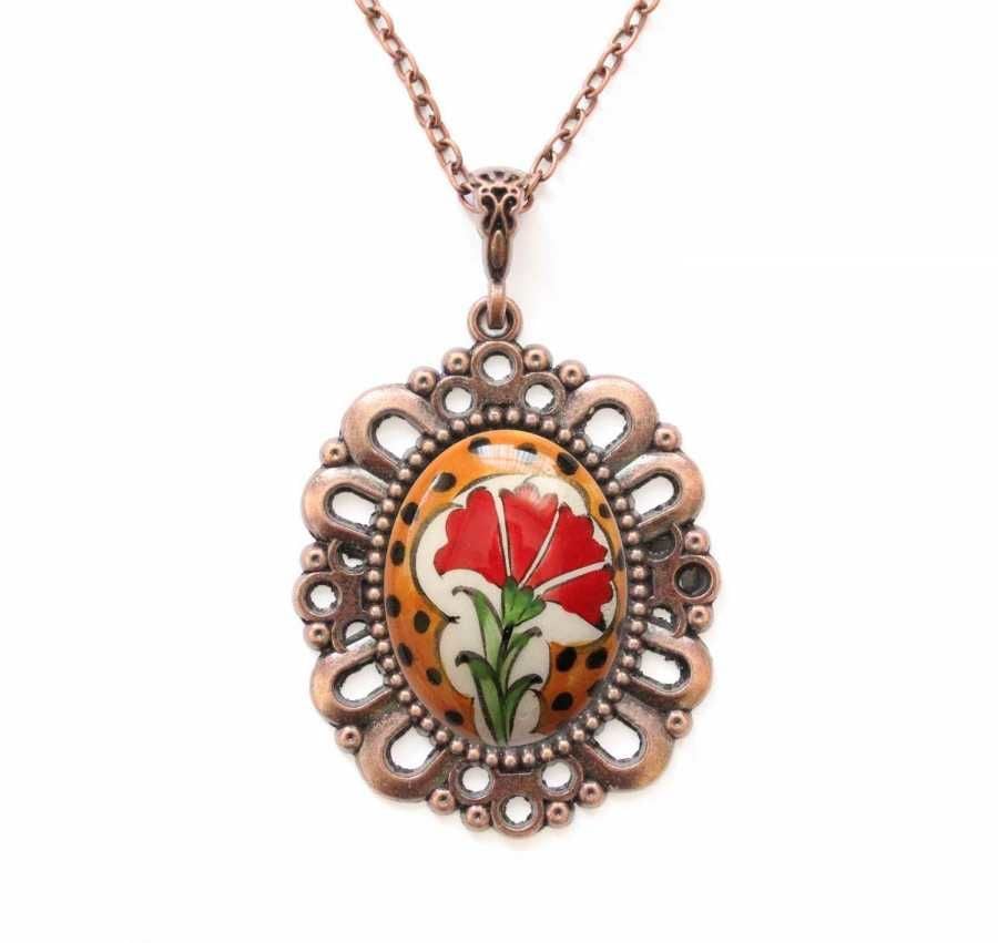 İlbay Çini Seramik Kolye 081DS509