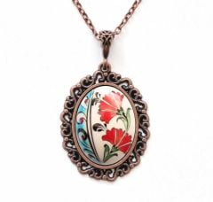 İlbay Çini Seramik Kolye 082DS058