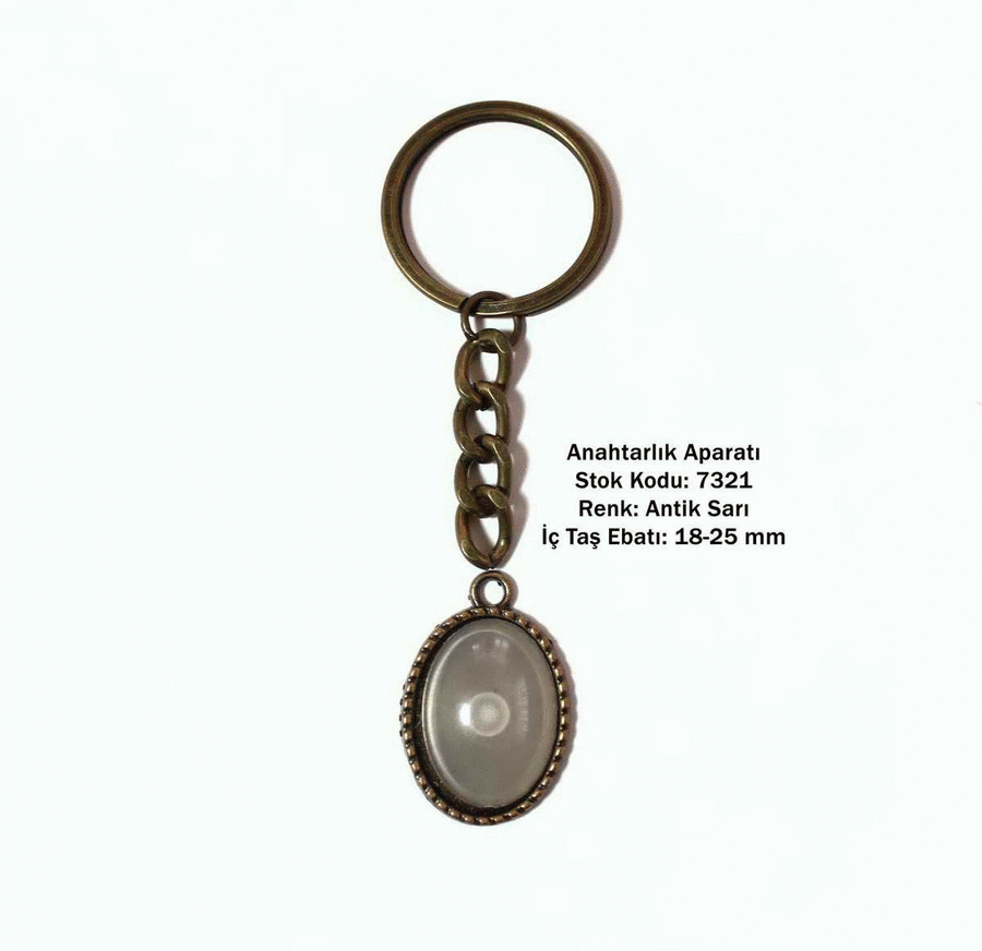 Anahtarlık Aparatı 7321 Antik Sarı
