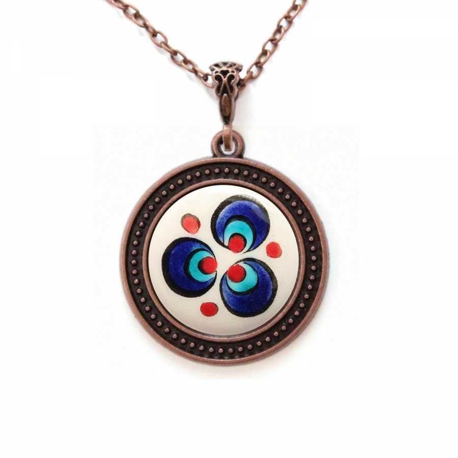 İlbay Çini Seramik Kolye 094DS128