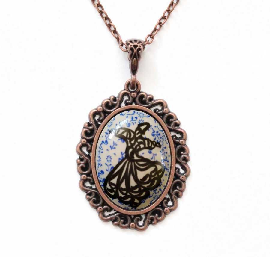 İlbay Çini Seramik Kolye 082DS233