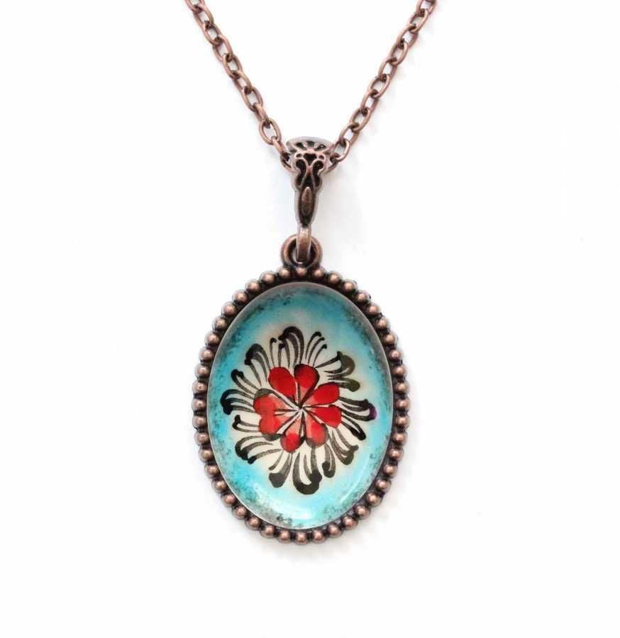 İlbay Çini Seramik Kolye 277DS051