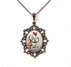 İlbay Çini Seramik Kolye 282DS086