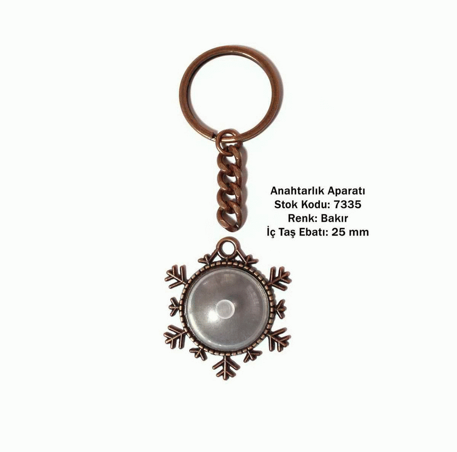 Anahtarlık Aparatı 7335 Bakır Kaplama