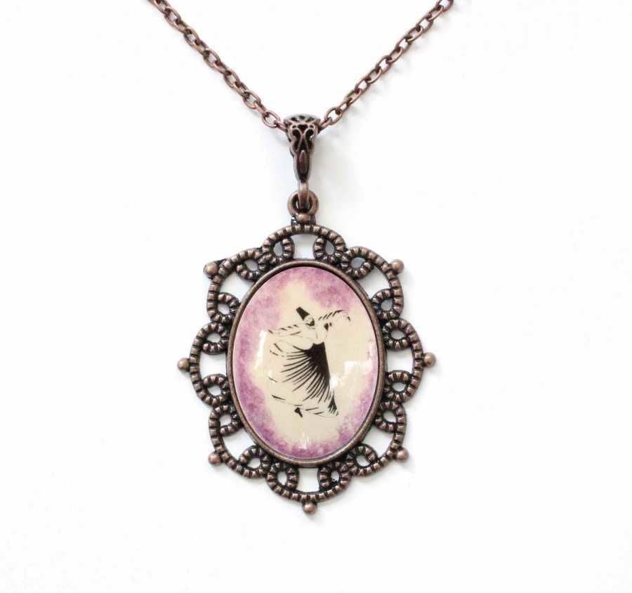 İlbay Çini Seramik Kolye 282DS245