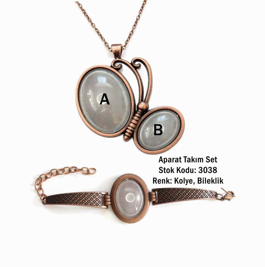 Kolye Bileklik Aparat Takım Set 3038 Bakır Kaplama