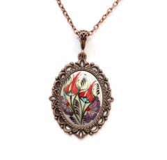 İlbay Çini Seramik Kolye 086DS048