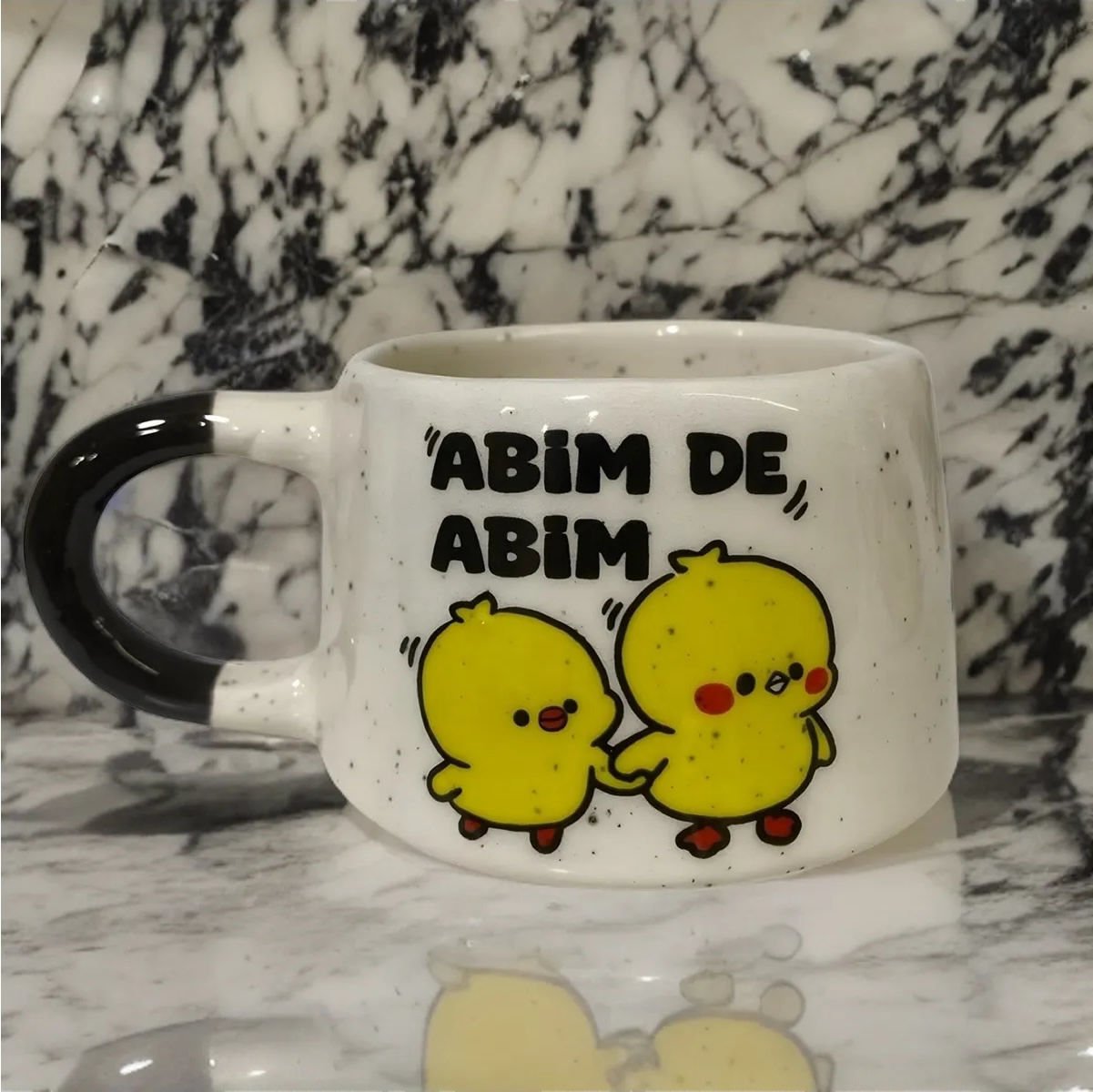 İlbay Seramik Kupa Bardak Klasik Abim de Abim