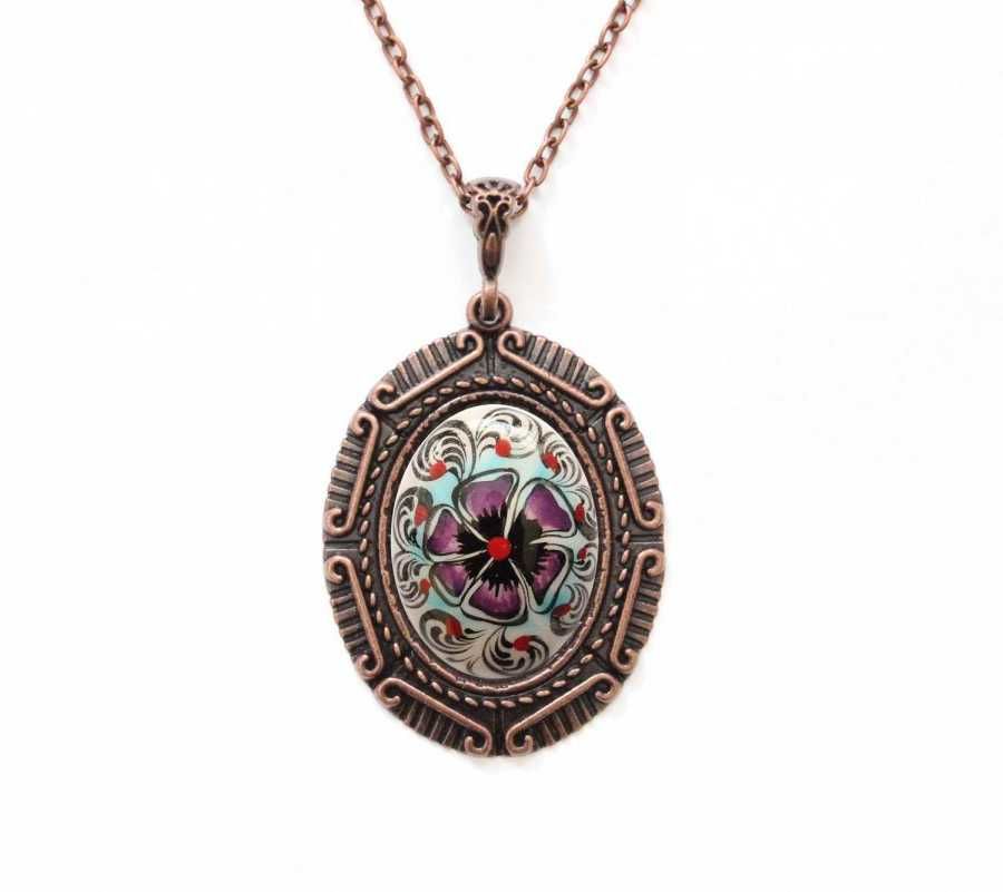 İlbay Çini Seramik Kolye 275DS055