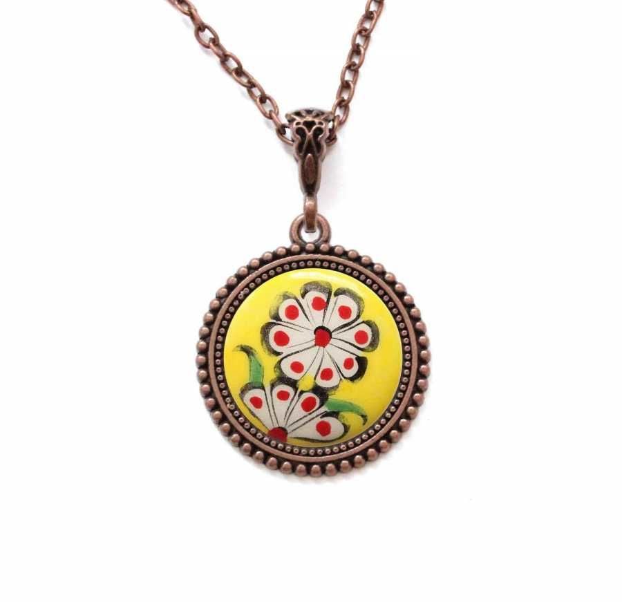 İlbay Çini Seramik Kolye 099DS143