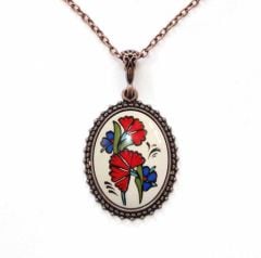 İlbay Çini Seramik Kolye 077DS013