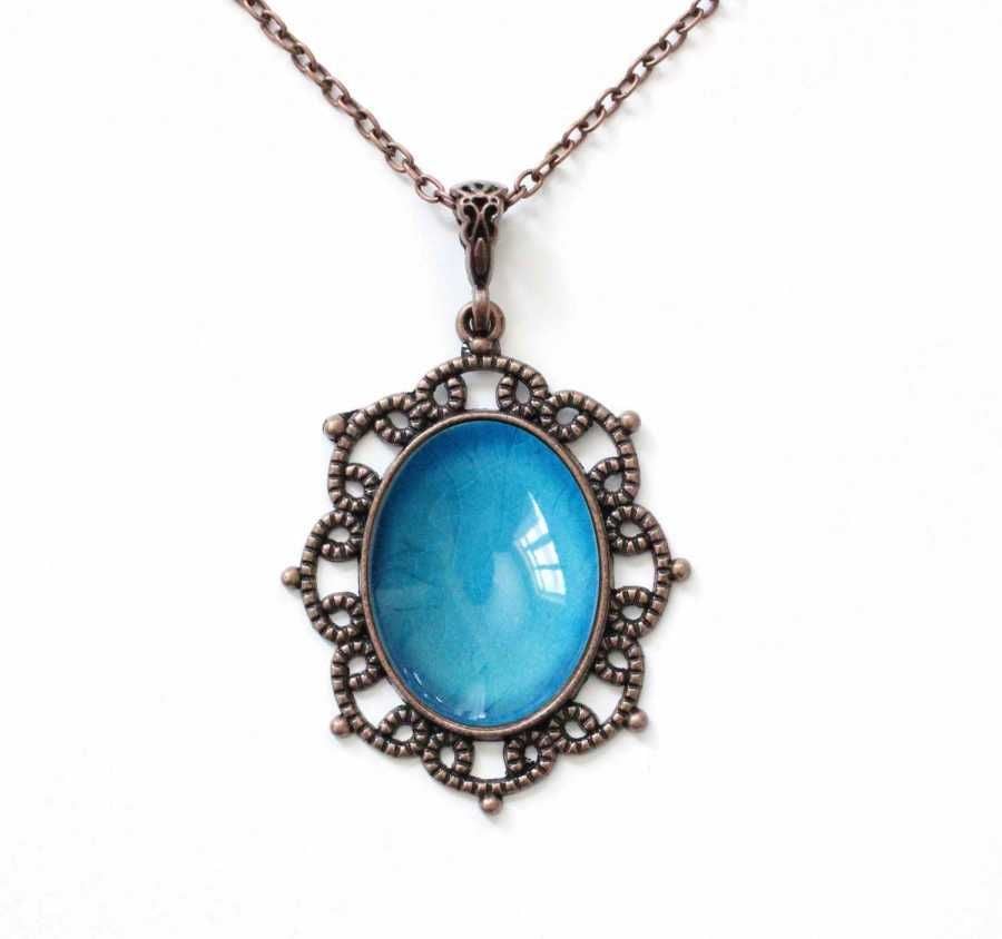 İlbay Çini Seramik Kolye 282DS308