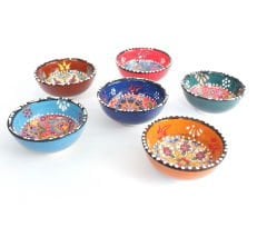 6 lı 8 cm Çerezlik Kase Takımı