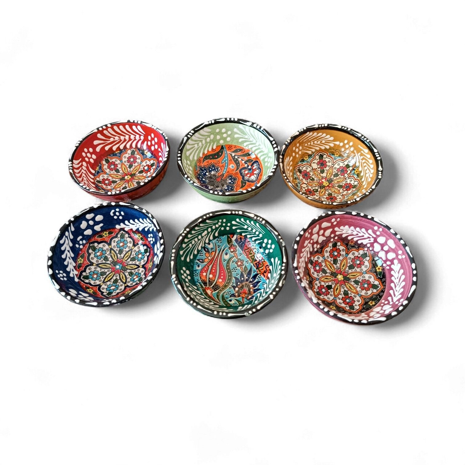 6 lı 8 cm Çerezlik Kase Takımı