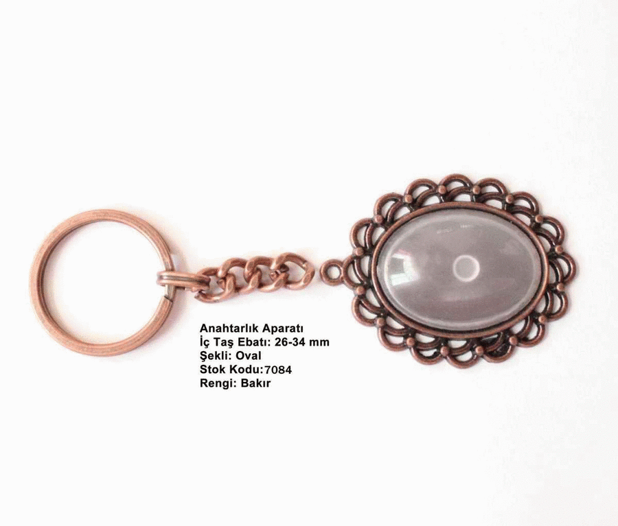 Anahtarlık Aparatı 7084 Bakır Kaplama