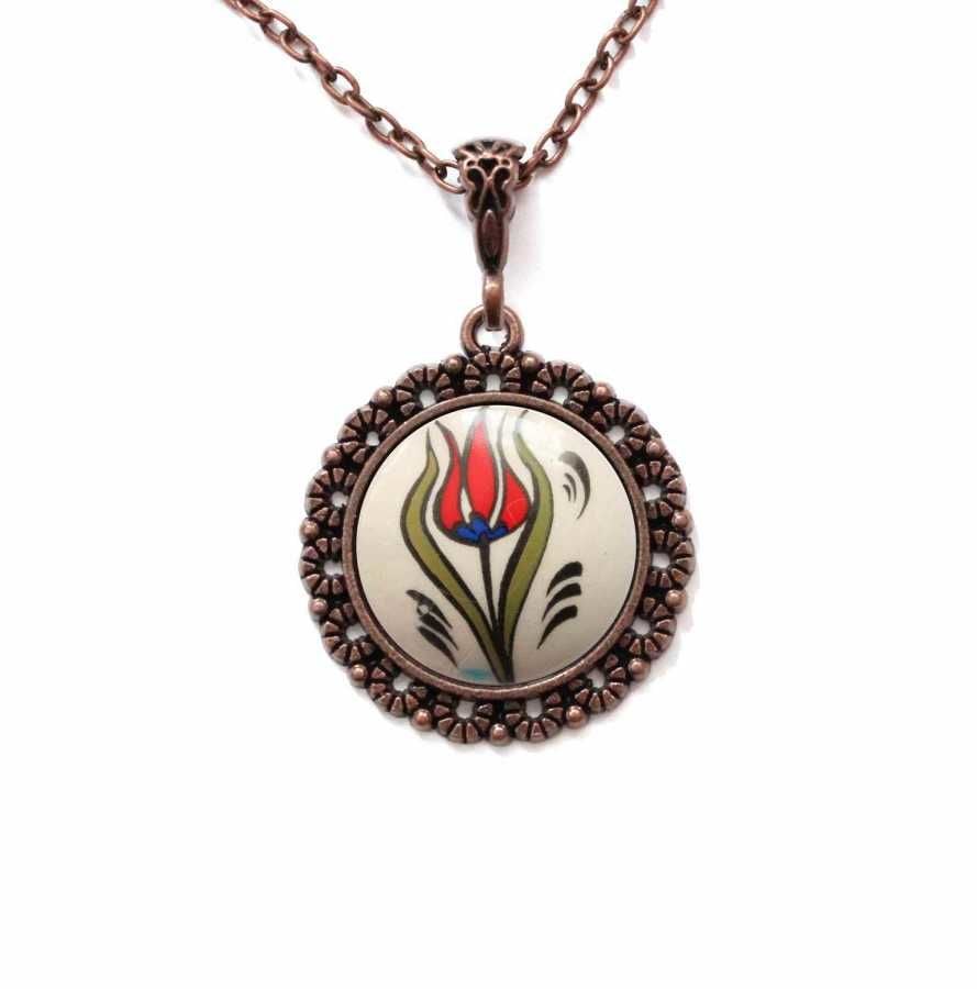 İlbay Çini Seramik Kolye 091DS146