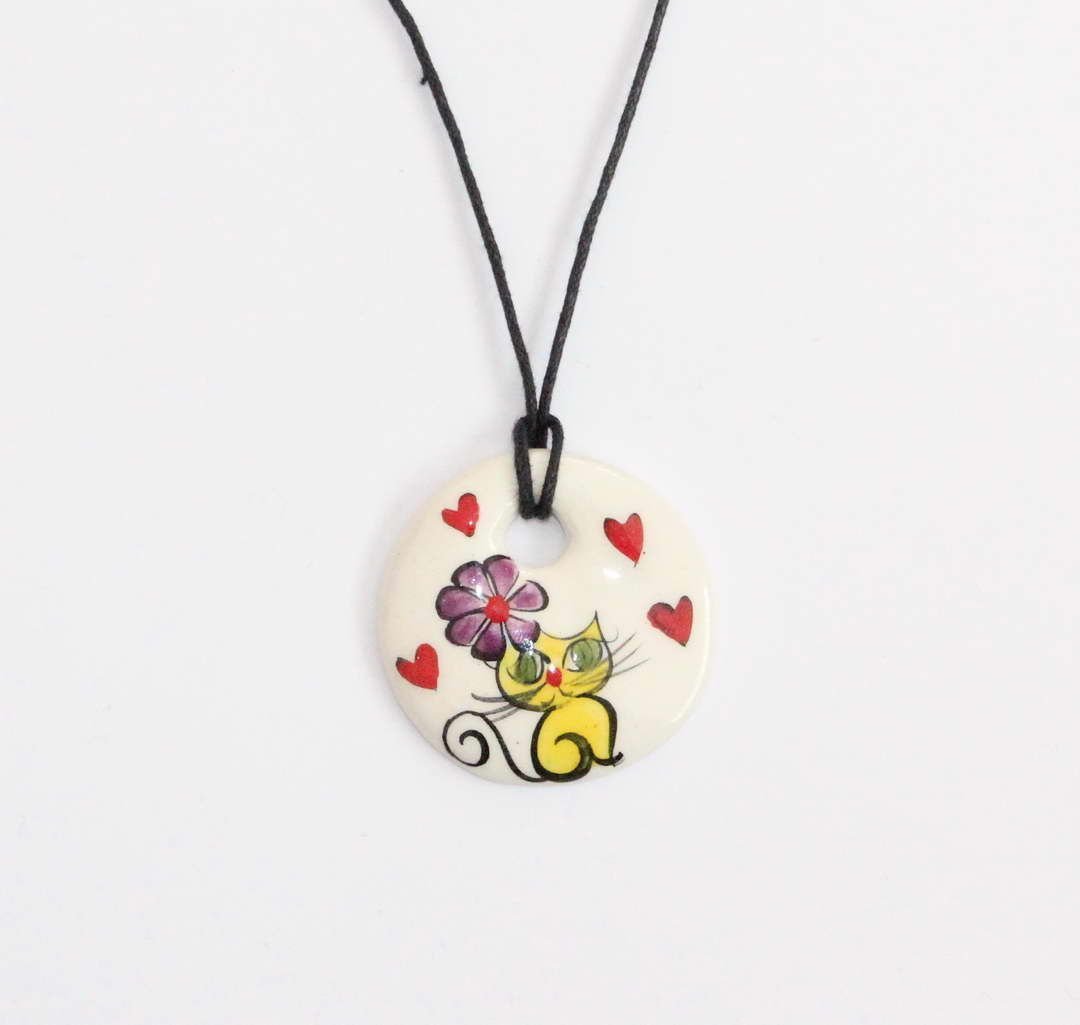 Çini Seramik Plaj Kolyesi 938