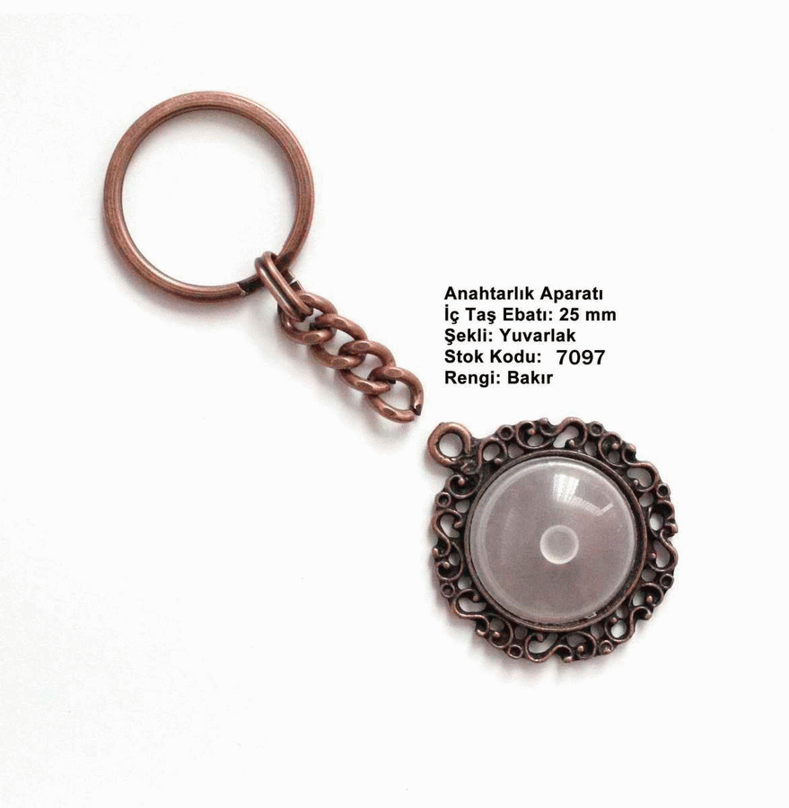 Anahtarlık Aparatı 7097 Bakır Kaplama