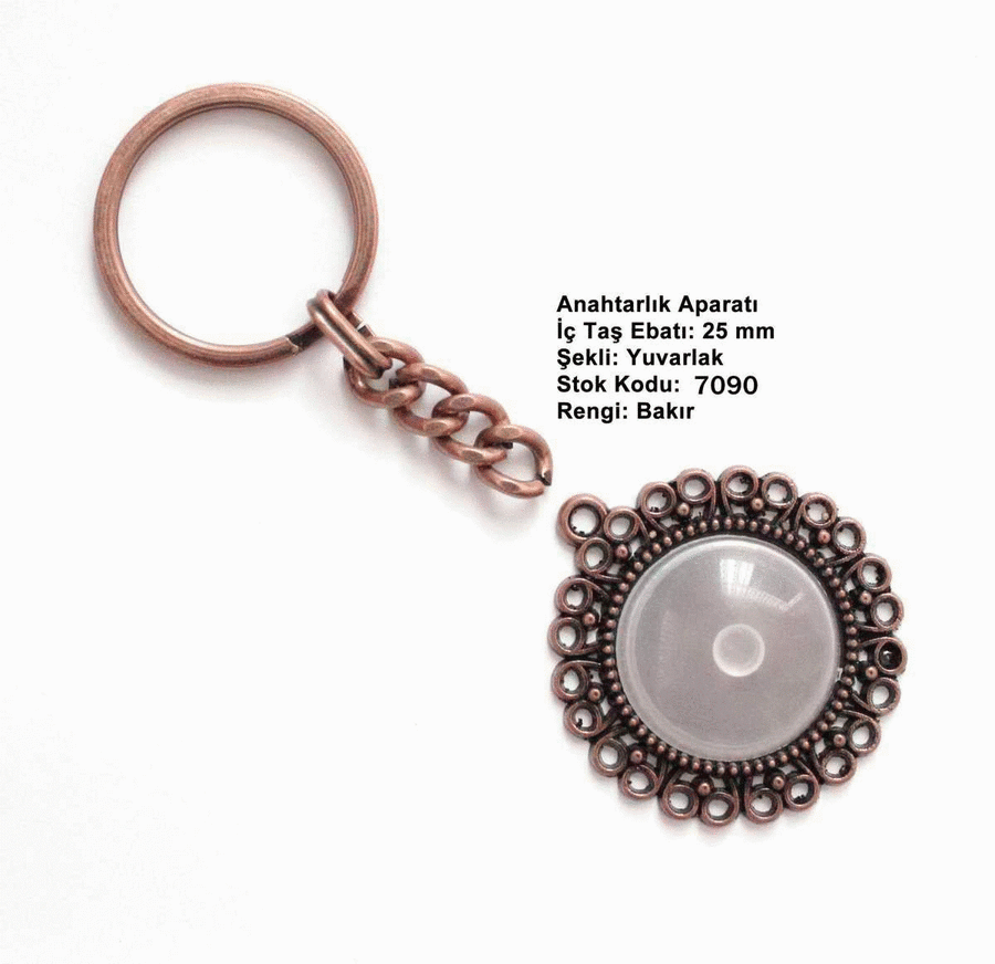 Anahtarlık Aparatı 7090 Bakır Kaplama