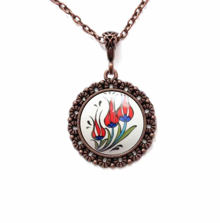 İlbay Çini Seramik Kolye 091DS123