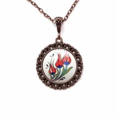 İlbay Çini Seramik Kolye 091DS123