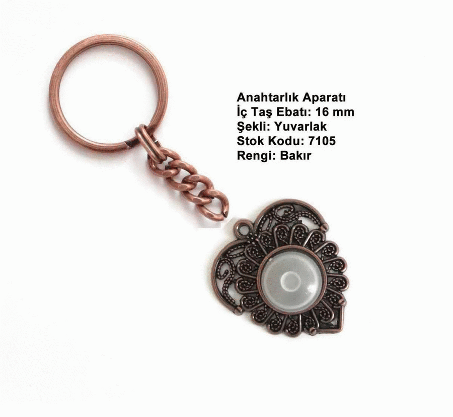 Anahtarlık Aparatı 7105 Bakır Kaplama